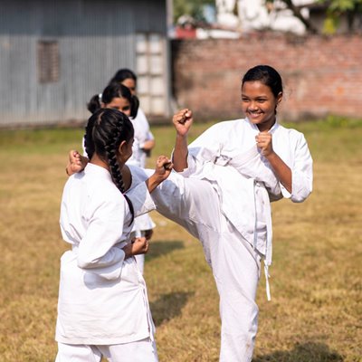 Clases de karate para chicas